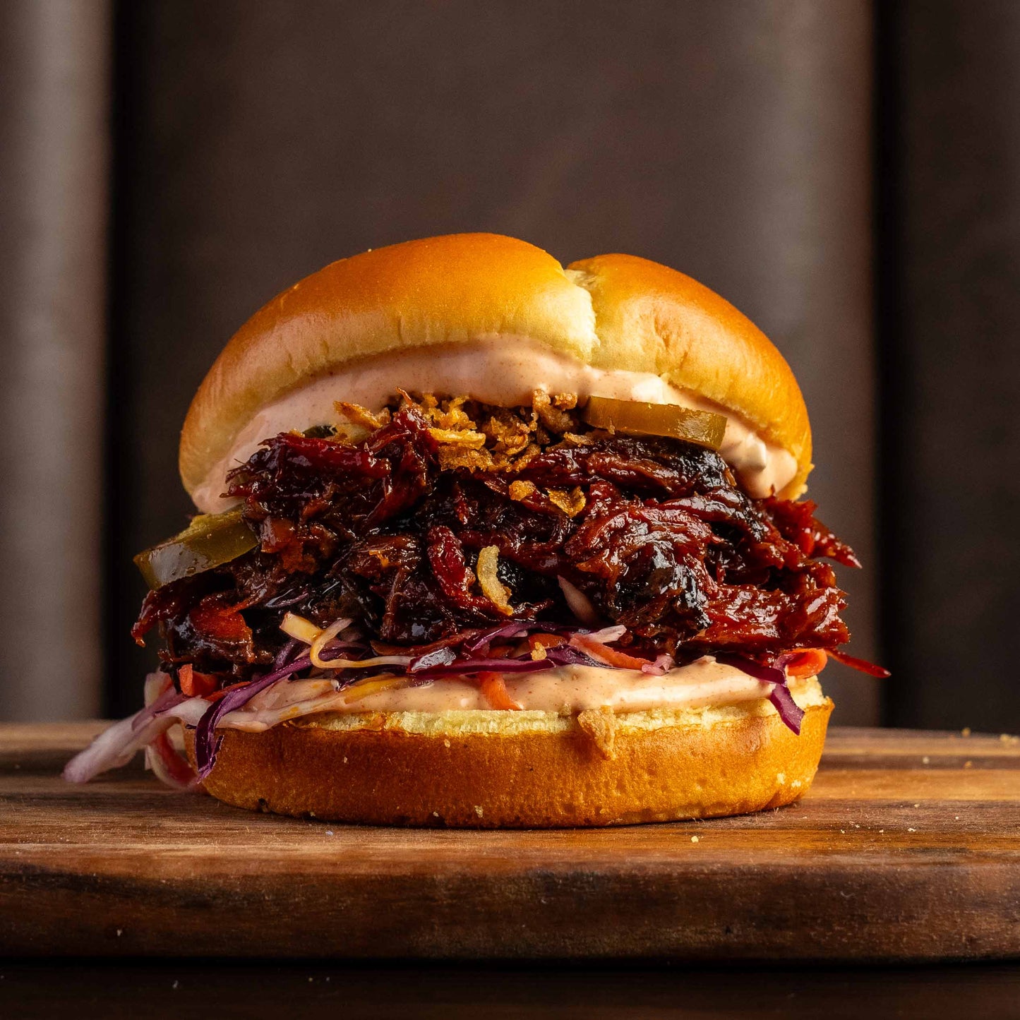 Angus 100% Beef Texas BBQ Brisket Burger (#8)