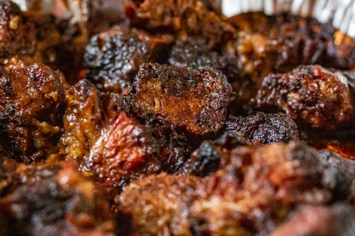 Texas Smoked Brisket Burnt Ends