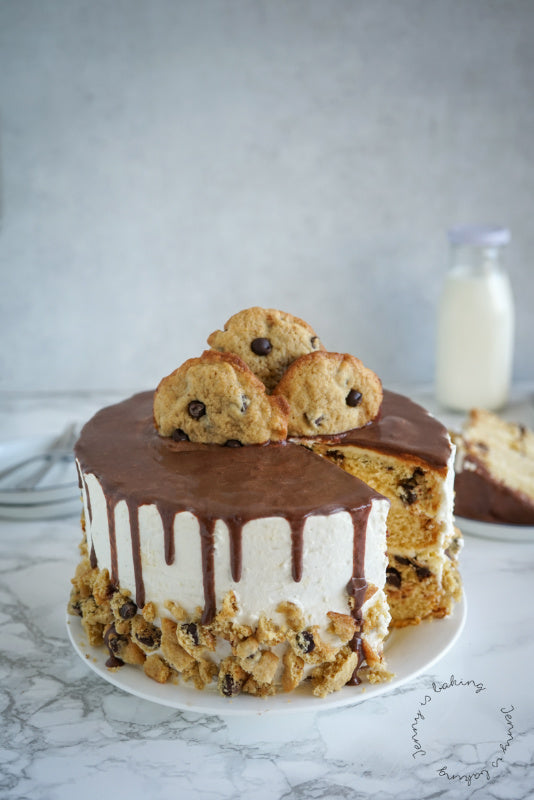 Chocolate Chip Cookie Cake (2 Layer)