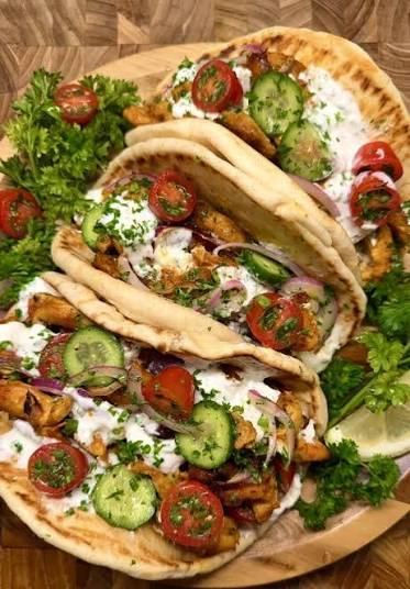 Jamaican Jerk Chicken Pita