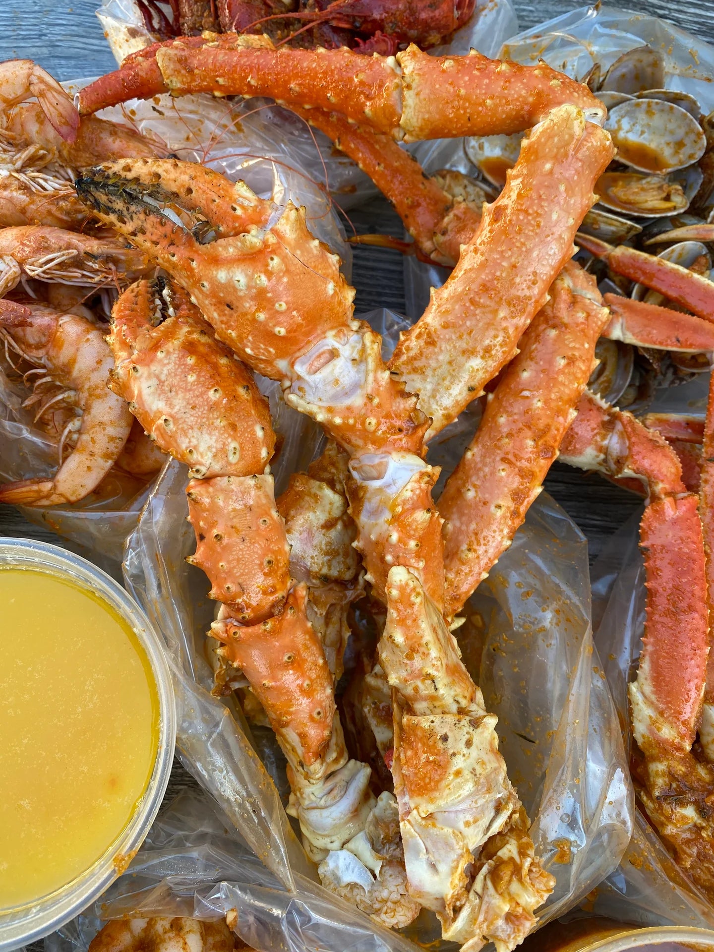 Cajun King Crab Legs