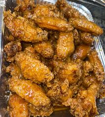 Peach Bourbon Wings