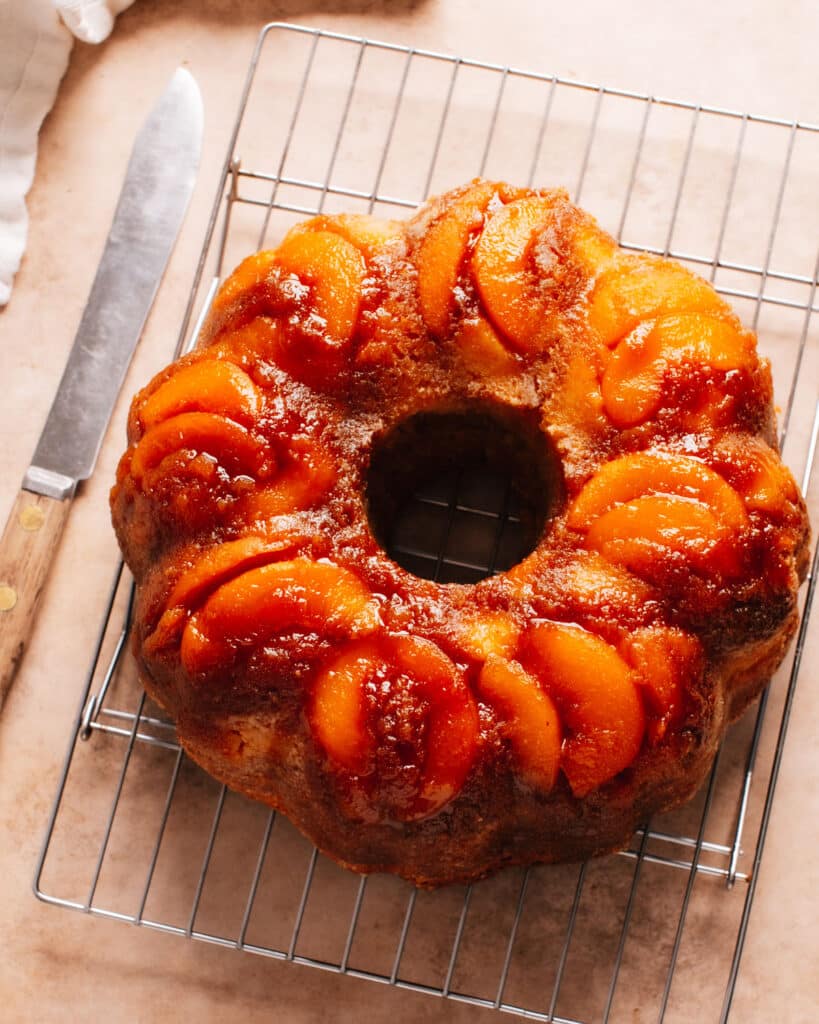 Peach Cobbler Pound Cake (Catering Size)