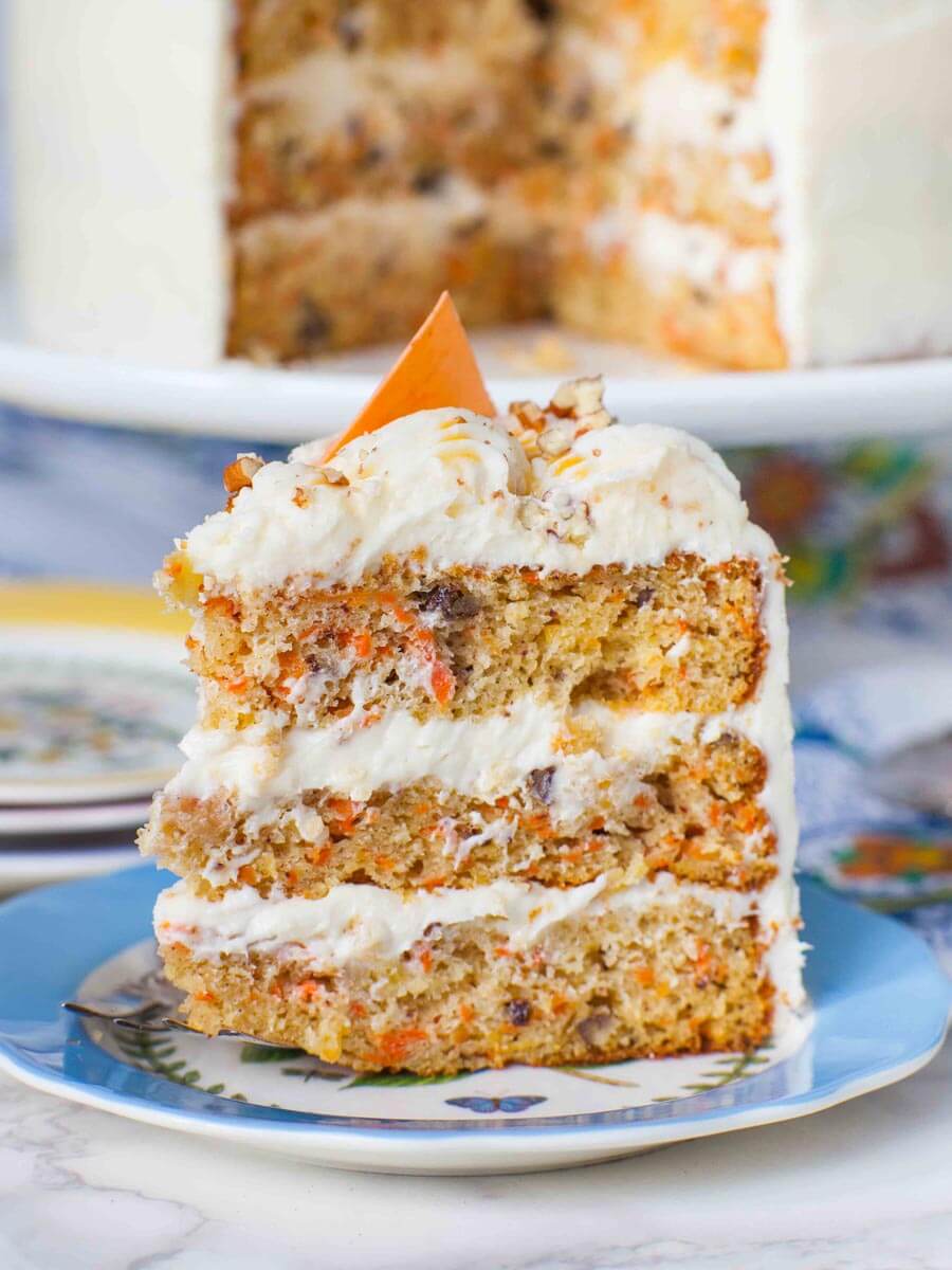 Pineapple Carrot Cake W/ Cream Cheese Frosting (2 Layer)