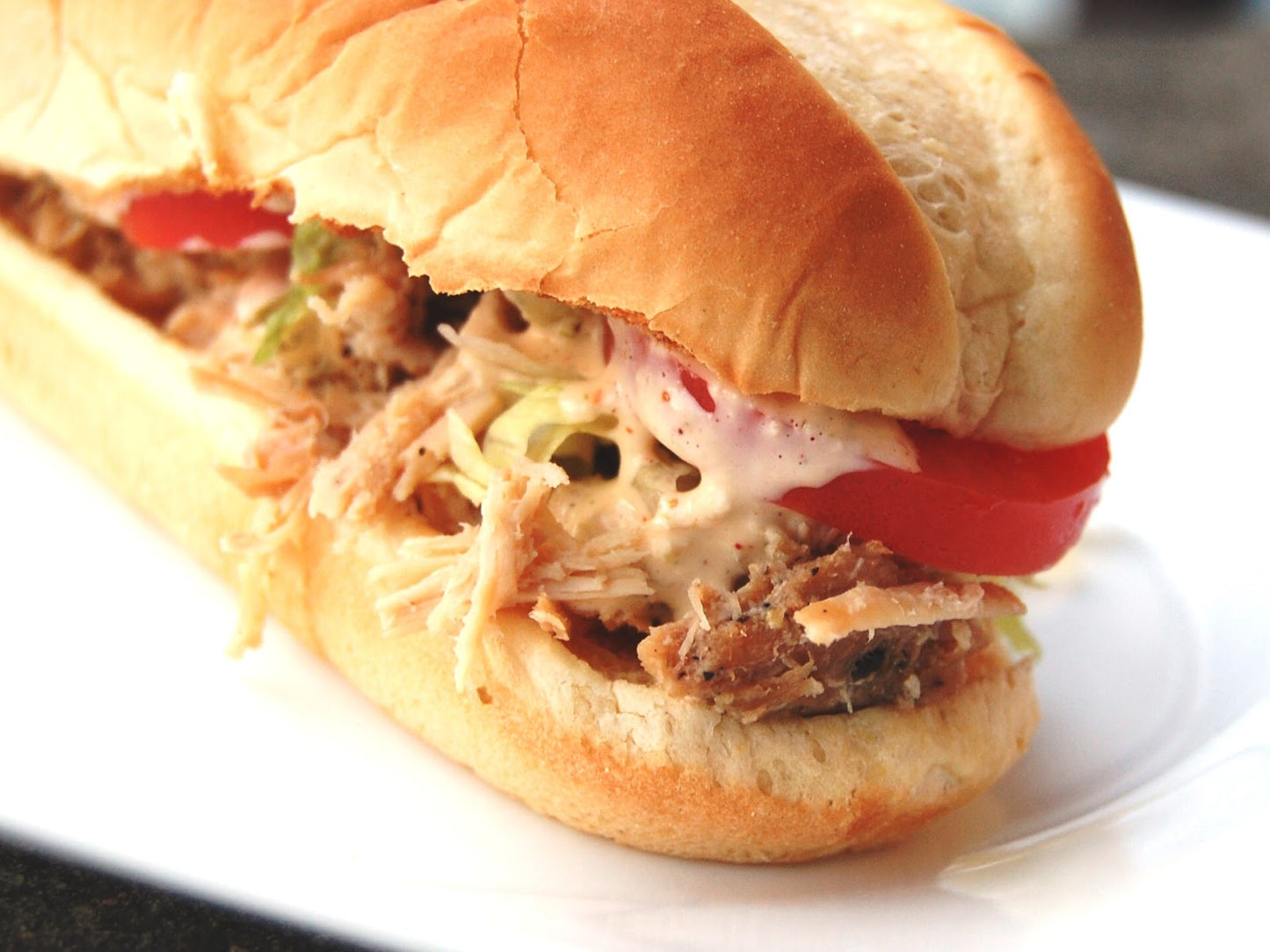 Carolina Pulled Pork Po' Boy