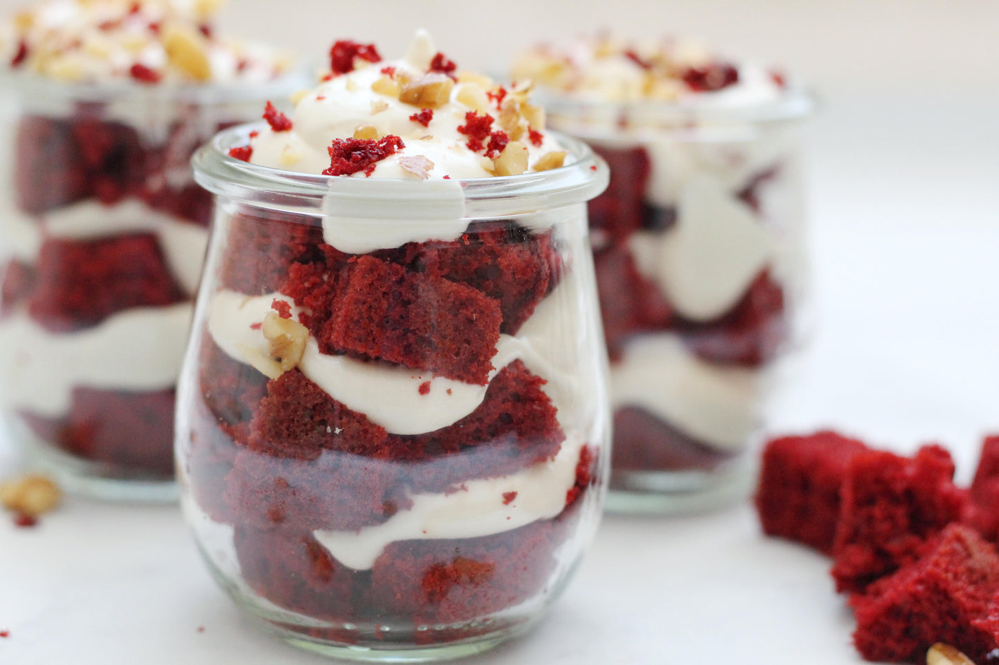 Red Velvet n' Cream Parfait