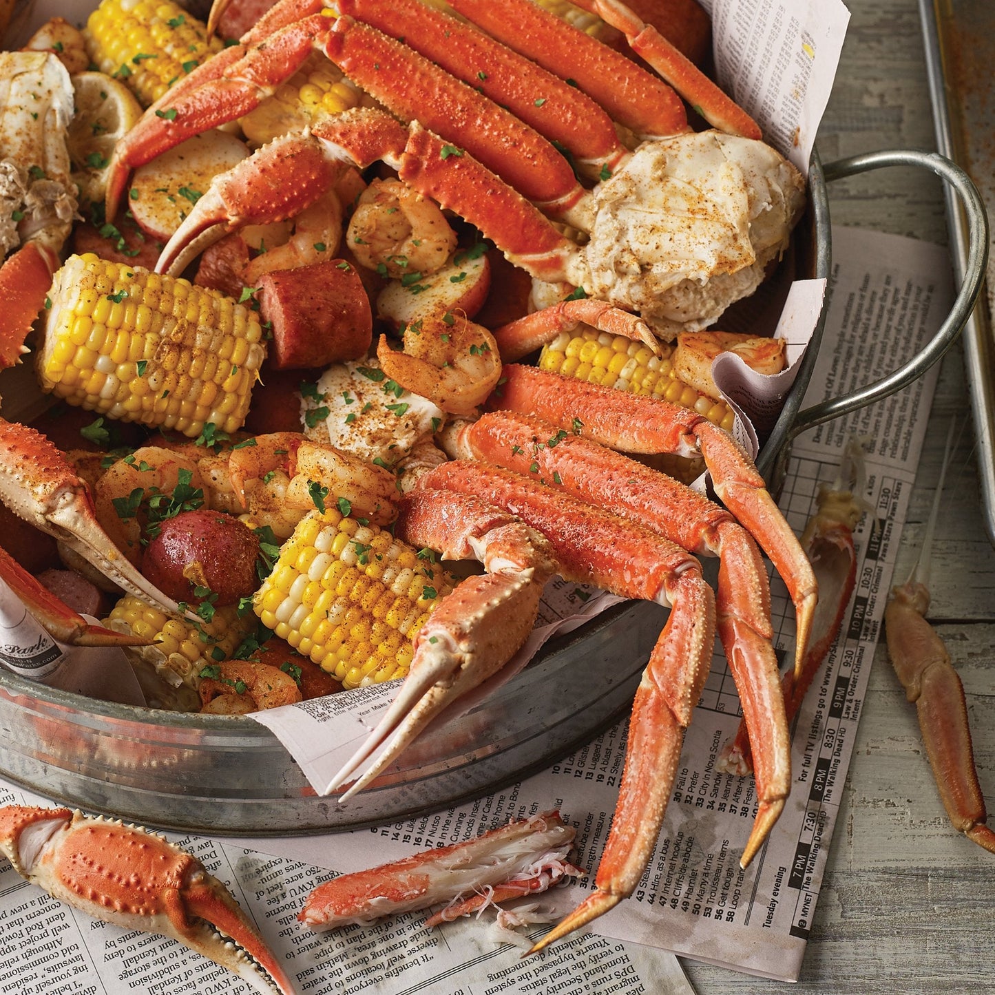 Seafood Boil Platter (Self-Builder) (Catering Size)
