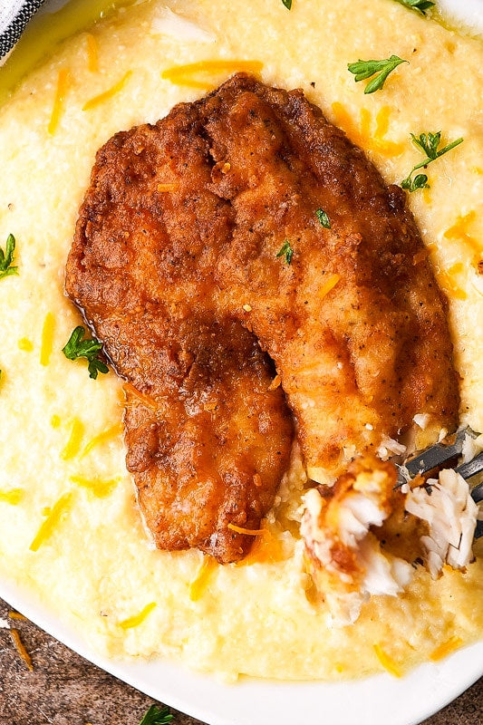 #5 (Plate) Southern Fish n' Grits