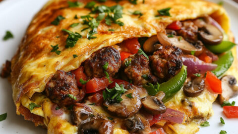 #4 (Omelet) The Steak Lover