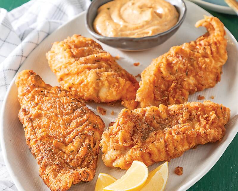 Southern Fried Snapper Fillets