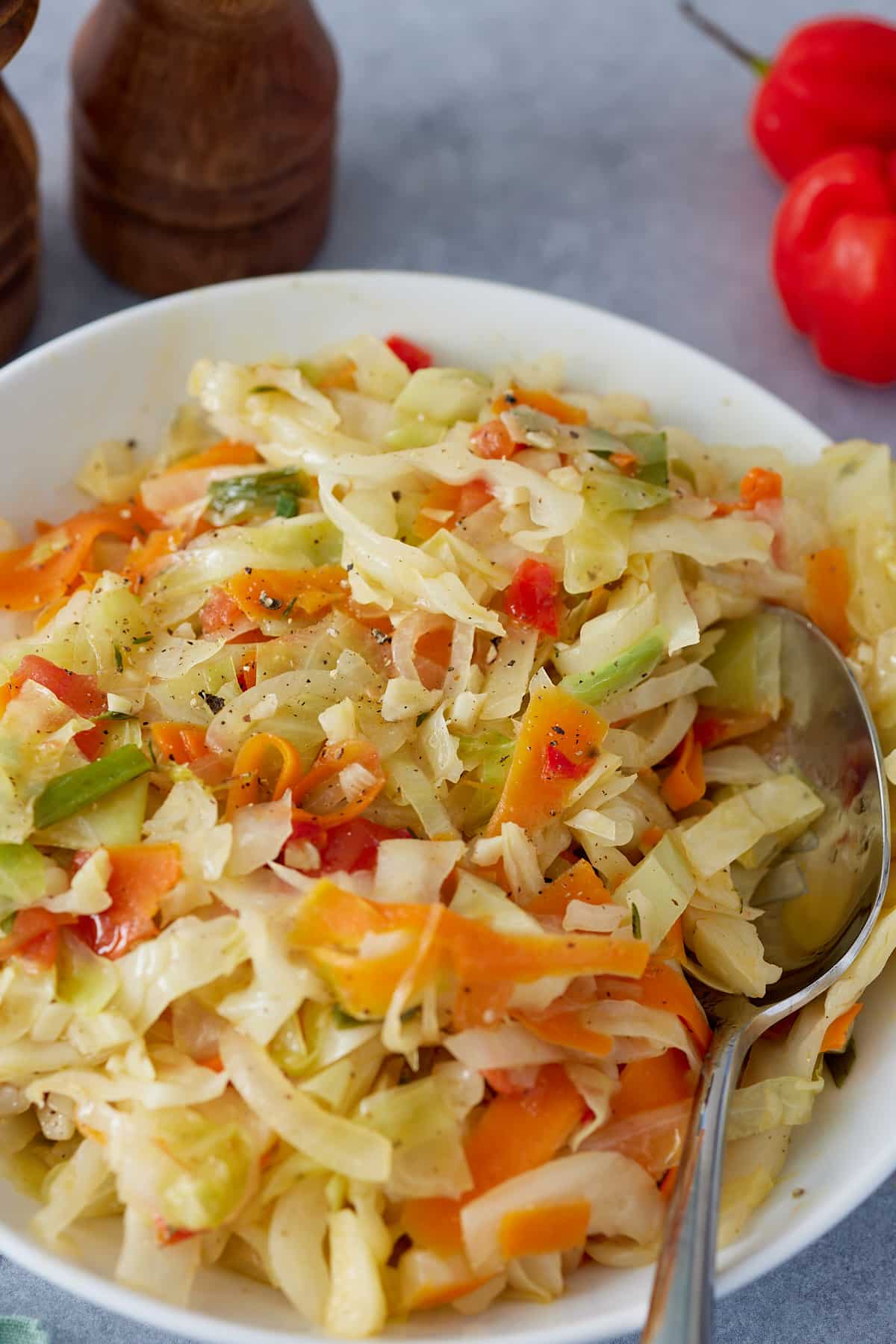 Jamaican Steamed Cabbage