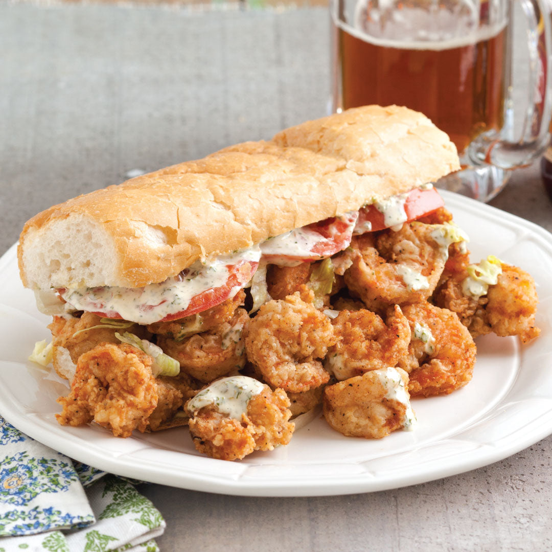 Southern Fried Shrimp Po' Boy