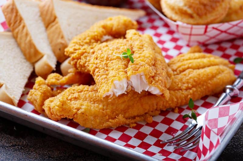Louisiana Fried Catfish Fillets