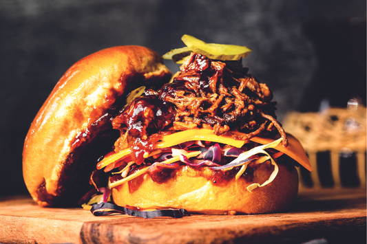 Angus 100% Beef Texas BBQ Brisket Burger (#8)