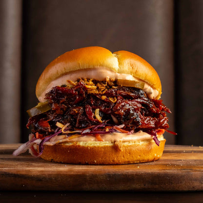 Angus 100% Beef Texas BBQ Brisket Burger (#8)