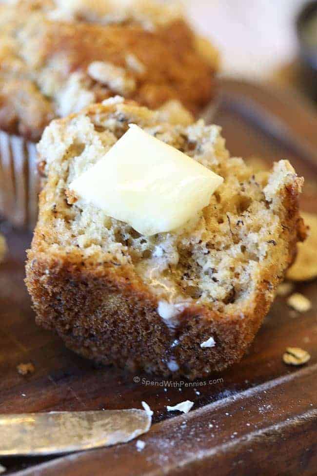 Banana Praline Muffins