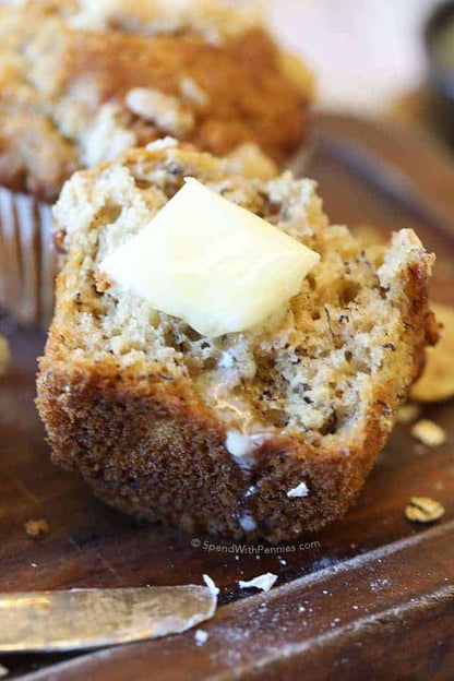Banana Praline Muffins