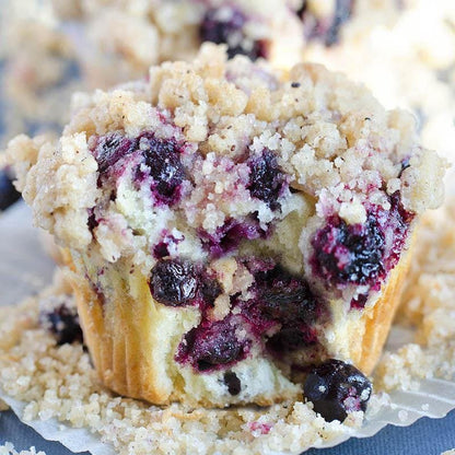 Blueberry Crumble Muffins