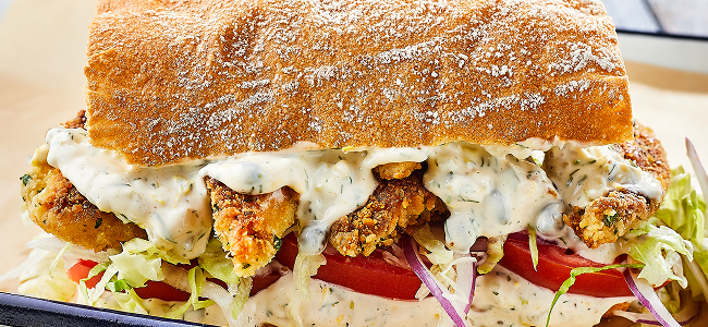 Louisiana Fried Swai Po' Boy
