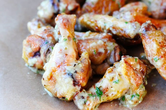 Garlic Parmesan Wet Wings (Catering Size)