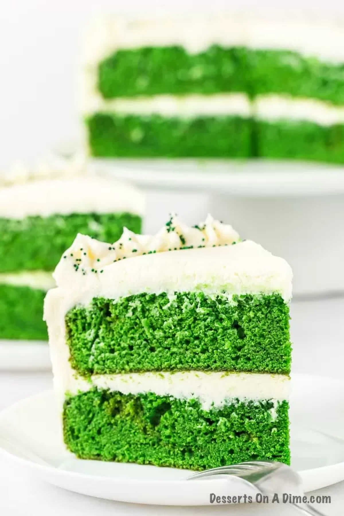 Green Velvet Cake (2 Layer)