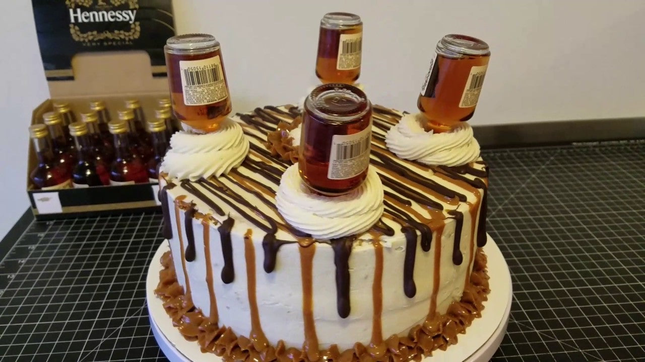 Hennessey Caramel Cake (2 Layer) (Catering Size)