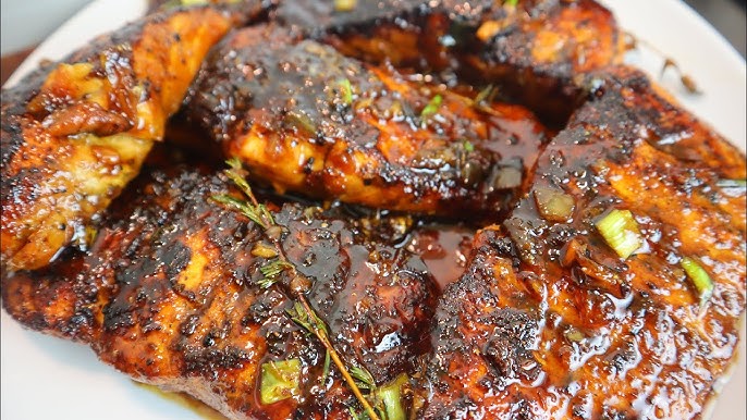 Jamaican Honey Jerk Salmon