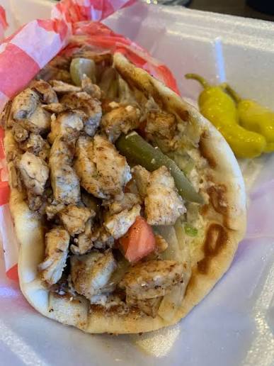 Jamaican Jerk Chicken Pita