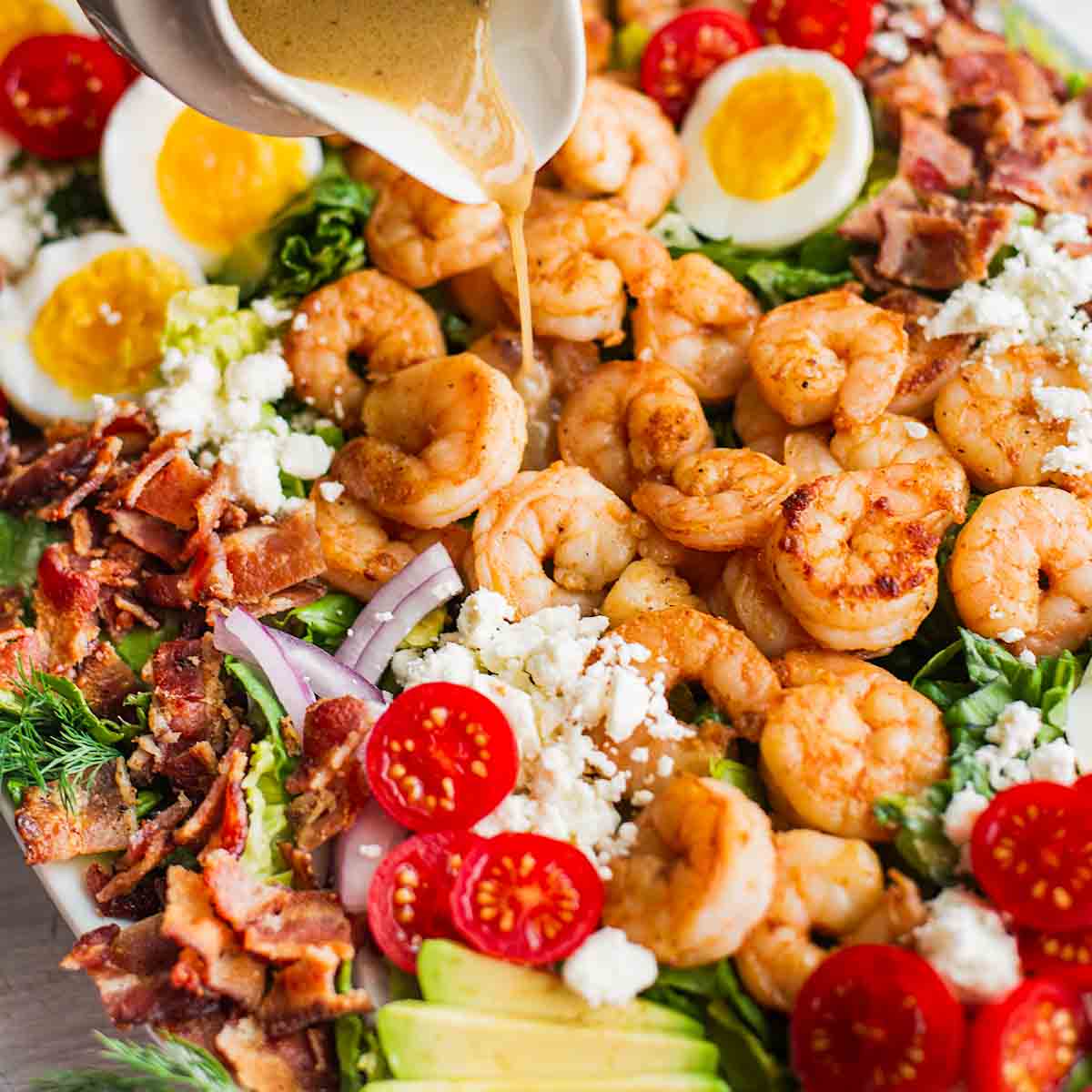 Jerk Shrimp Cobb Salad