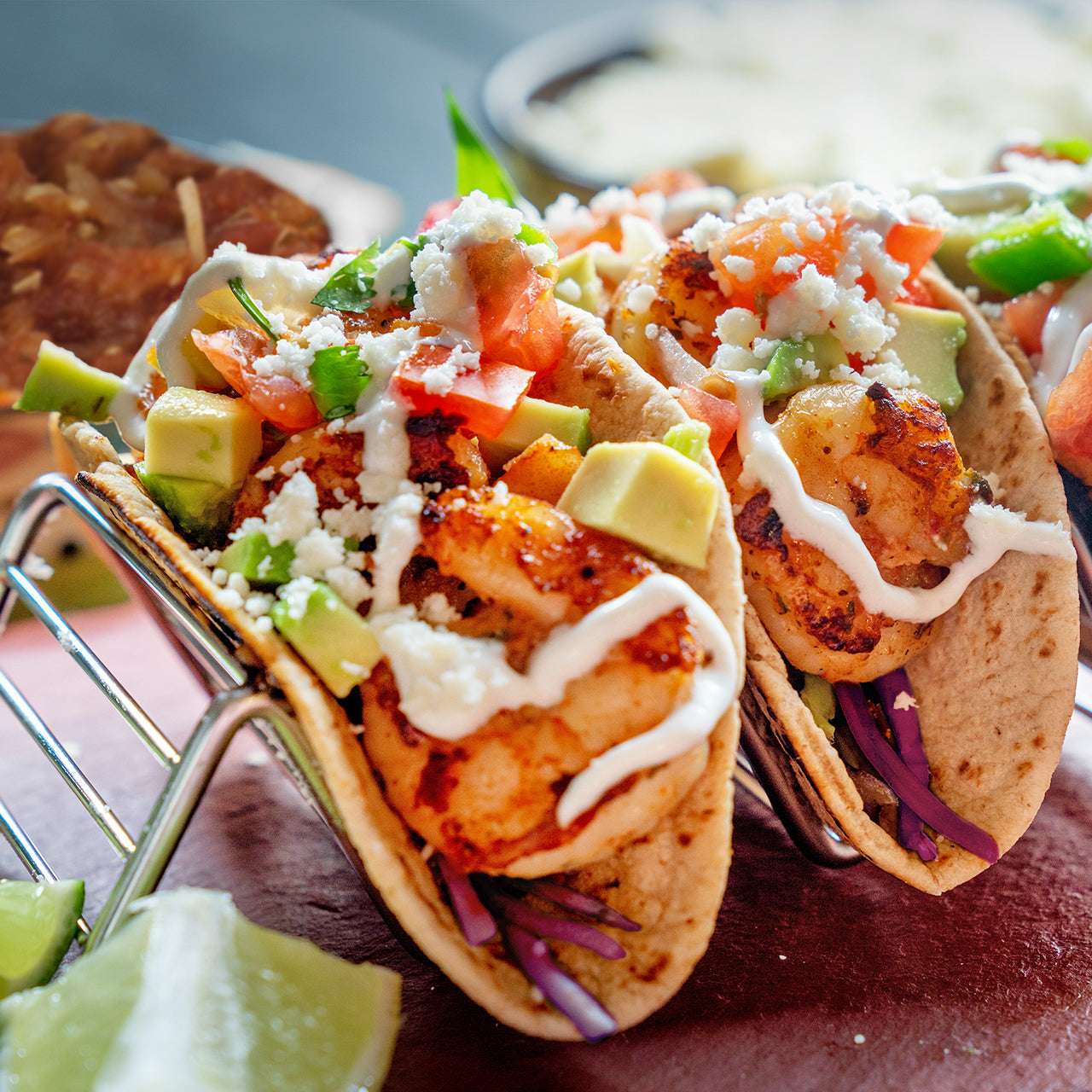 Jamaican Jerk Shrimp Tacos