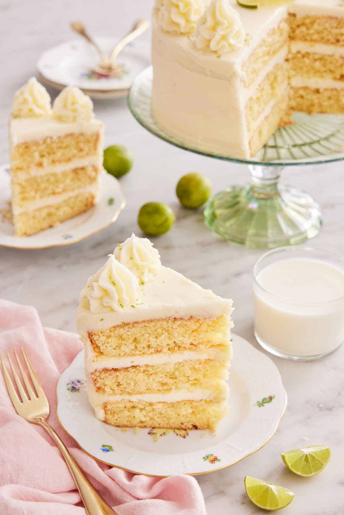 Key Lime Cake W/ Key Lime Frosting (2 Layer)