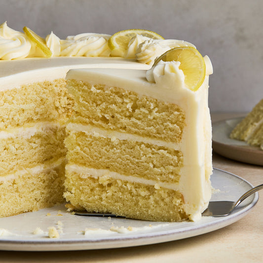 Lemon Cake W/ Whipped Cream Frosting (2 Layer) (Catering Size)