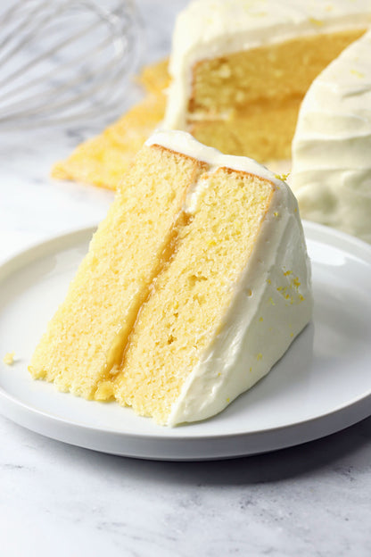Lemon Cake W/ Whipped Cream Frosting (2 Layer)