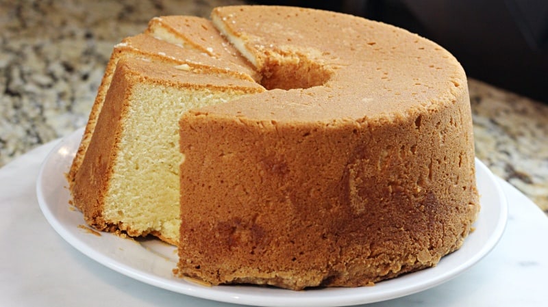 Mile High Sour Cream Pound Cake