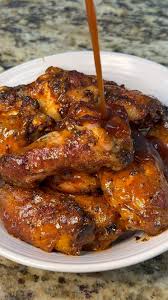 Peach Bourbon Wings