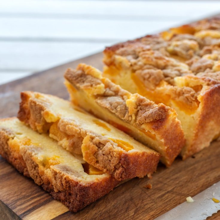 Peach Cobbler Pound Cake
