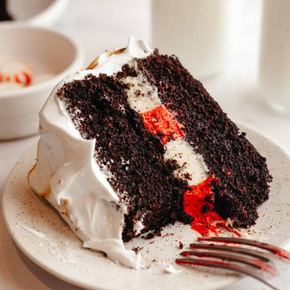 Peppermint Bark Cake (2 Layer) (Catering Size)