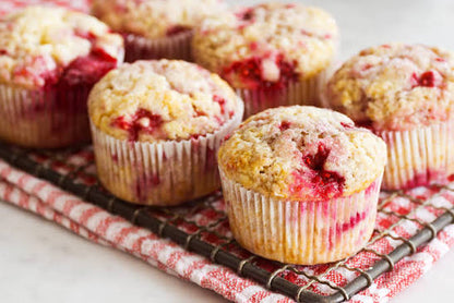 Raspberry Crumble Muffins