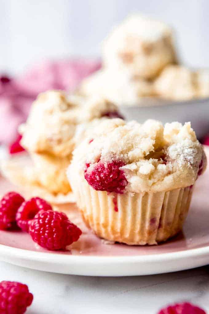Raspberry Crumble Muffins