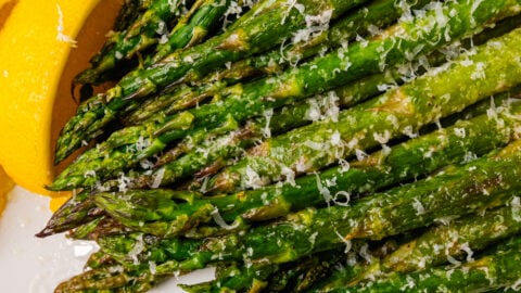 Roasted Garlic Parmesan Asparagus