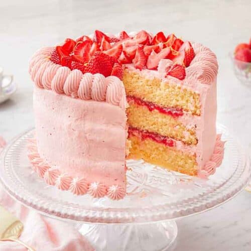 Strawberry Lemonade Cake (2 Layer) (Catering Size)