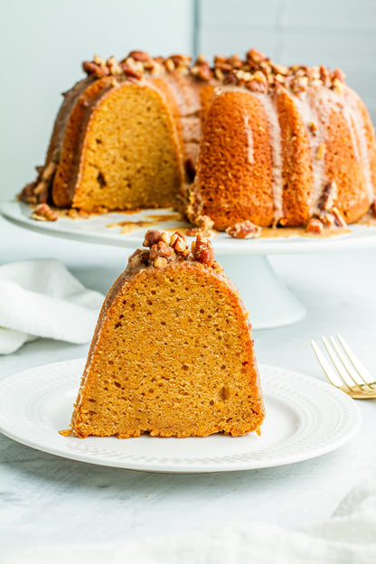 Sweet Potato Pecan Praline Pound Cake