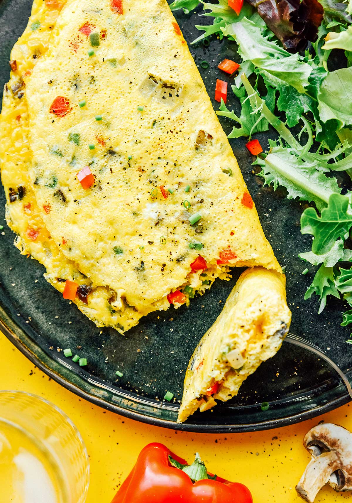 #5 (Omelet) The Veggie Lover