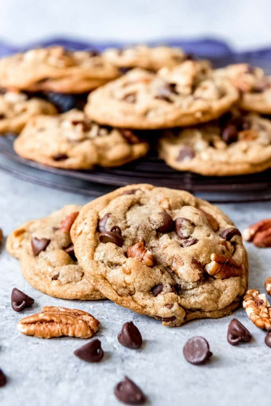 Toffee Pecan Chocolate Chip Cookies