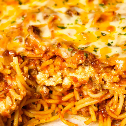 Southern Million Dollar Baked Spaghetti