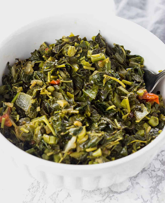 Jamaican Callaloo And Cabbage (Catering Sizes)